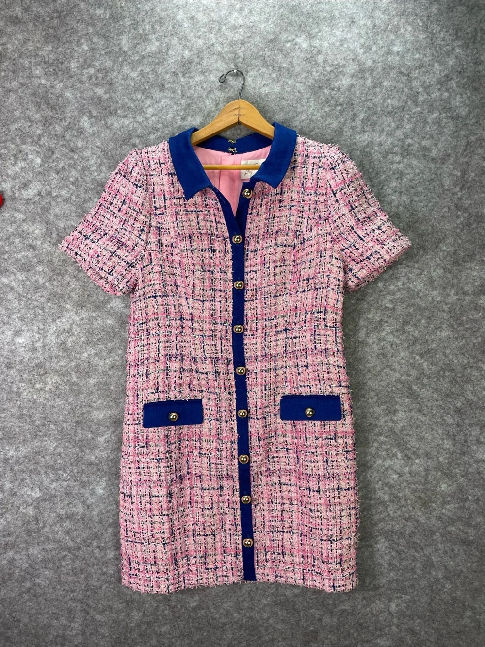 Lilly Pulitzer Aaryn Boucle Shift Dress Women's Size 8 New Short Sleeve Lined - Picture 2 of 16